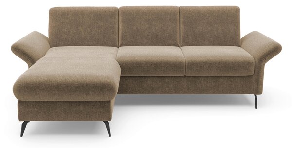 ROHOVÁ SEDAČKA, textil, svetlohnedá Sit & More - Sedačky, Online Only