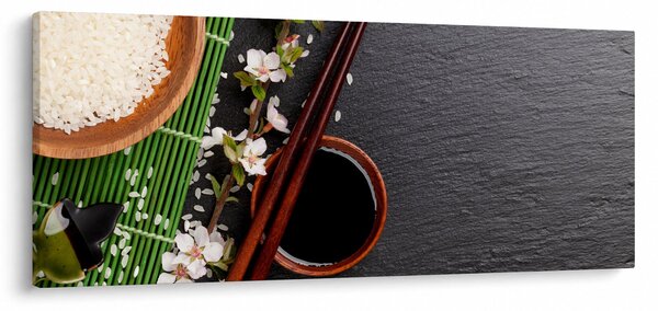 Obraz - Sushi (120x50 cm)