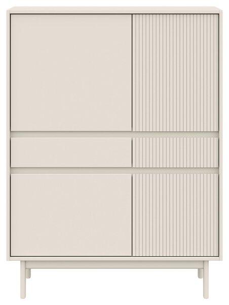VYSOKÁ KOMODA, pínia, kašmírová, 102/136/42 cm Livetastic - Komody, Online Only