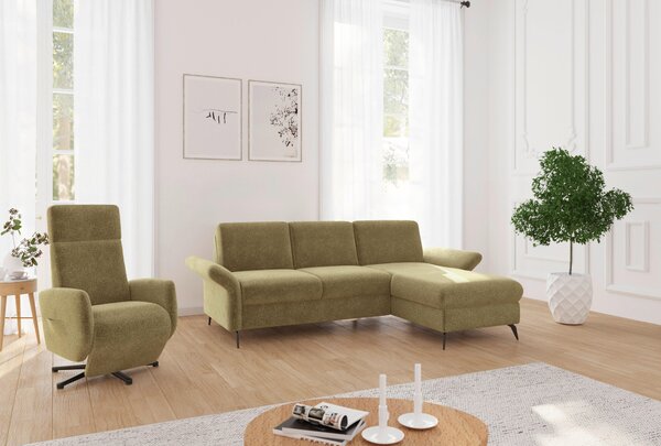 ROHOVÁ SEDAČKA, textil, olivovozelená Sit & More - Sedačky, Online Only