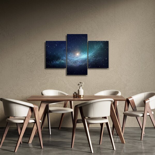 Obraz - Hviezdy a hmlovina (90x60 cm)