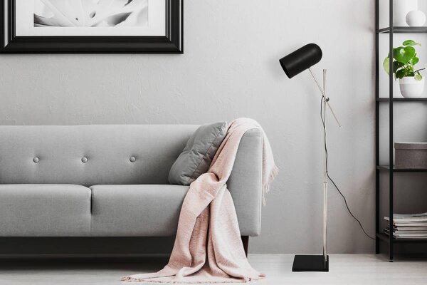 STOJACIA LAMPA, 58/138/18 cm - Interiérové svietidlá, Online Only