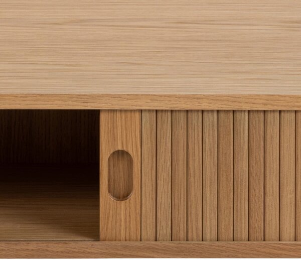 Konferenčný stolík v dekore duba v prírodnej farbe 70x130 cm Langley – Actona