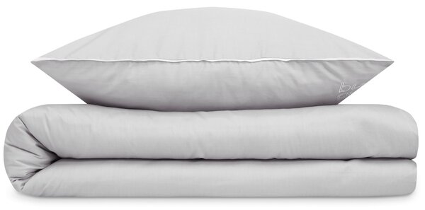 POSTEĽNÁ BIELIZEŇ, makosatén, strieborná, 155/220 cm Bugatti - Online Only bytové doplnky, Online Only