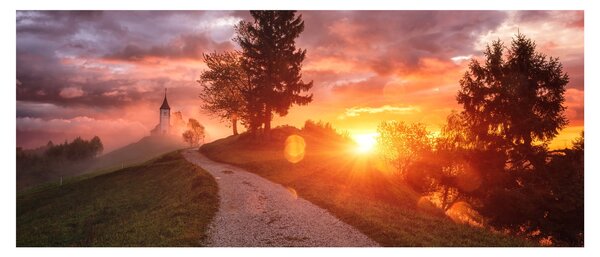 Obraz - Jamnik, Slovinsko (120x50 cm)