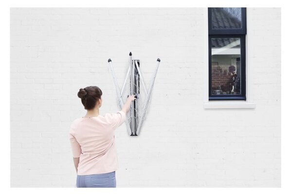 Vonkajší nástenný sušiak na bielizeň WallFix 24m – Brabantia