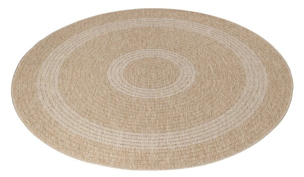 Béžový okrúhly vonkajší koberec ø 120 cm Comilla – Ayyildiz Carpets