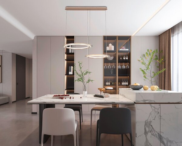 ZÁVESNÉ LED SVIETIDLO, 82/55/150 cm Dieter Knoll - Interiérové svietidlá