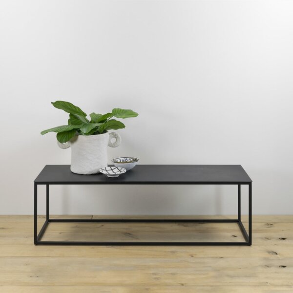 Čierny kovový konferenčný stolík 40x120 cm Store – Spinder Design