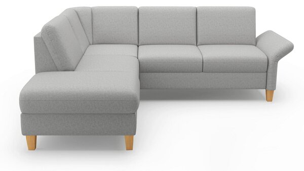 ROHOVÁ SEDAČKA, textil, svetlosivá Sit & More - Sedačky, Online Only