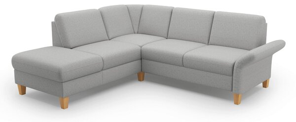 ROHOVÁ SEDAČKA, textil, svetlosivá Sit & More - Sedačky, Online Only