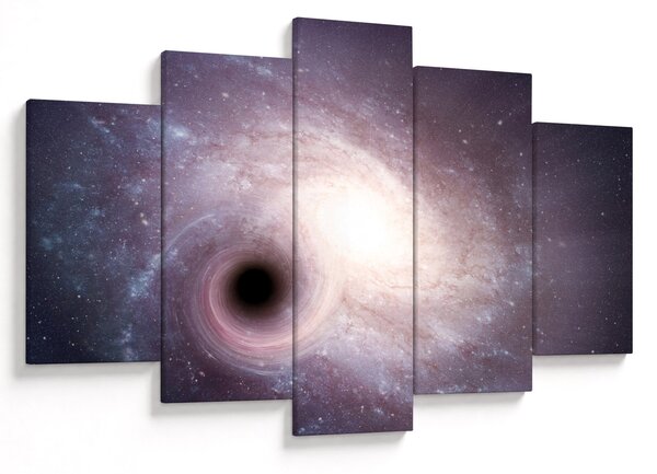 Obraz - Špirálna galaxia (150x105 cm)