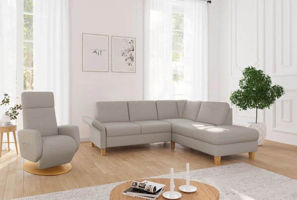 ROHOVÁ SEDAČKA, textil, taupe Sit & More - Sedačky, Online Only
