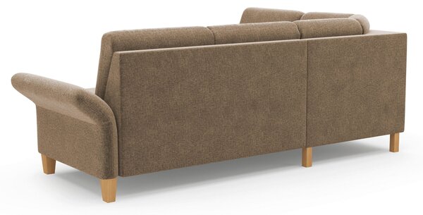 ROHOVÁ SEDAČKA, textil, svetlohnedá Sit & More - Sedačky, Online Only