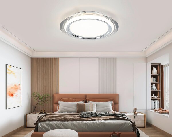 STROPNÉ LED SVIETIDLO, 45/6 cm Novel - Interiérové svietidlá