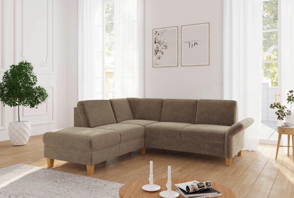 ROHOVÁ SEDAČKA, textil, svetlohnedá Sit & More - Sedačky, Online Only