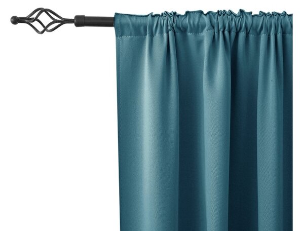 Modrozelený záves OXFORD 140x250 cm Zavesenie: Riasiaca páska