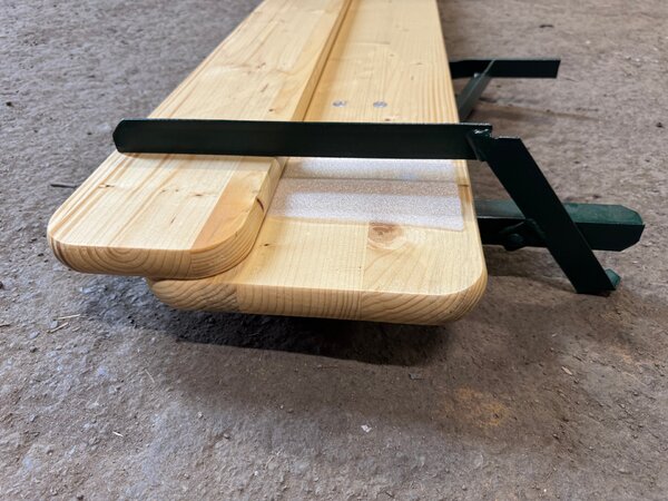 TENTino Profi pivný záhradný set 200x70 cm - STÔL + 2x LAVICA S OPIERKOU