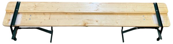 TENTino Profi pivný záhradný set 200x70 cm - STÔL + 2x LAVICA S OPIERKOU