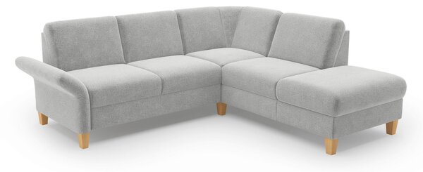 ROHOVÁ SEDAČKA, textil, svetlosivá Sit & More - Sedačky, Online Only