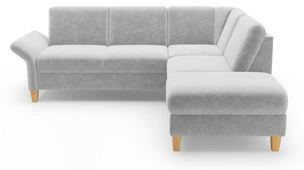 ROHOVÁ SEDAČKA, textil, svetlosivá Sit & More - Sedačky, Online Only