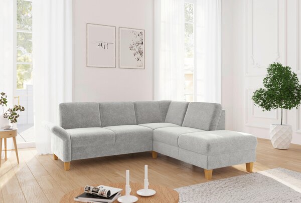 ROHOVÁ SEDAČKA, textil, svetlosivá Sit & More - Sedačky, Online Only