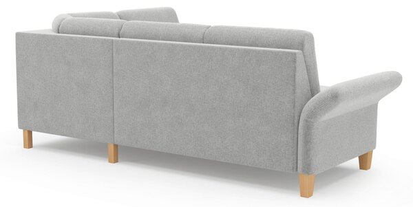 ROHOVÁ SEDAČKA, textil, svetlosivá Sit & More - Sedačky, Online Only