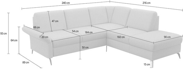 ROHOVÁ SEDAČKA, textil, olivovozelená Sit & More - Sedačky, Online Only