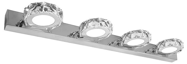 Toolight Toolight, LED nástenné svietidlo 62 cm, 12W, 4000K, 1000lm, APP1940-4W, chrómová, OSW-66074