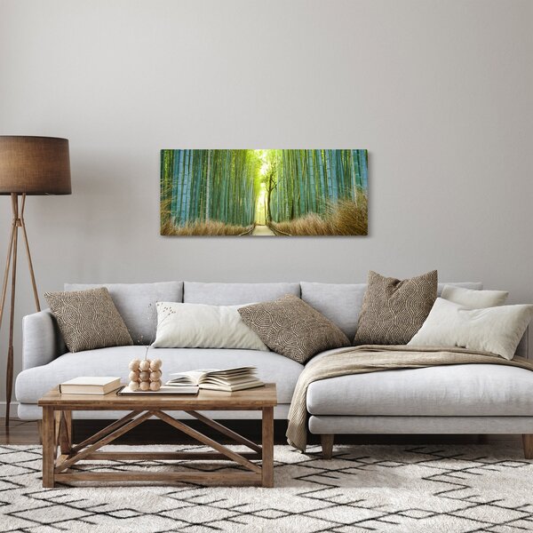 Obraz - Bambusový les (120x50 cm)