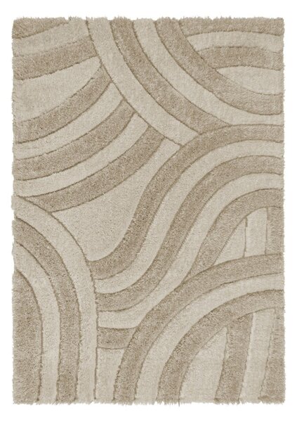 Béžový ručne tkaný koberec z recyklovaných vlákien 160x230 cm Velvet – Flair Rugs