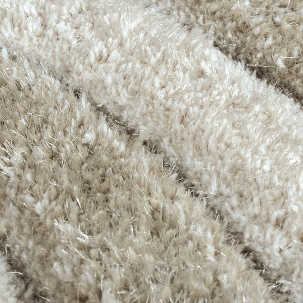 Béžový ručne tkaný koberec z recyklovaných vlákien 160x230 cm Velvet – Flair Rugs