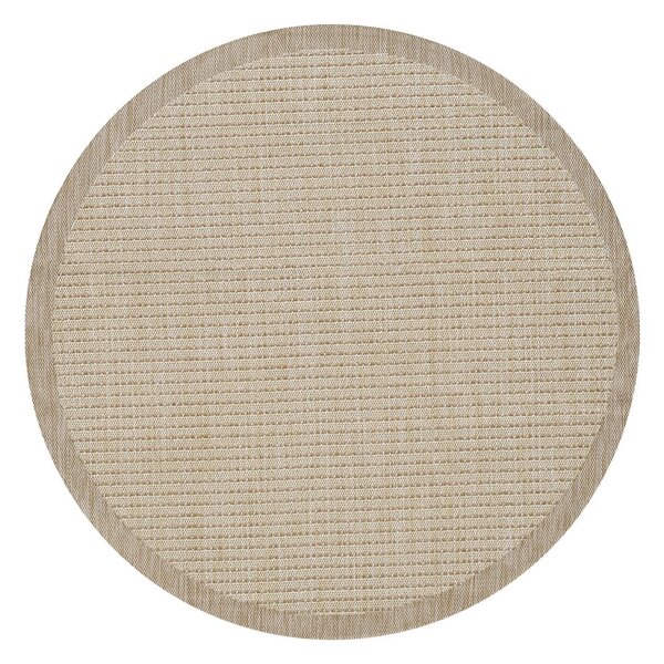 Béžový okrúhly vonkajší koberec ø 160 cm Giza – Ayyildiz Carpets