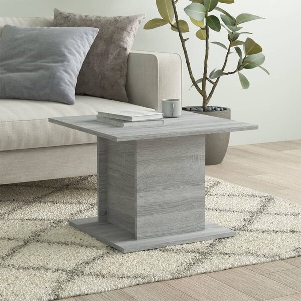 Konferenčný stolík sivý dub sonoma 55,5x55,5x40 cm drevotrieska