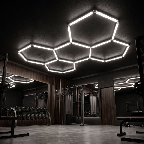 Toolight Toolight, LED stropné svietidlo HEXAGON 5 modulov, JNH051-H, biela, OSW-56243