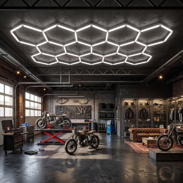 Toolight Toolight, LED stropné svietidlo HEXAGON, JNH052-H, biela, OSW-56244