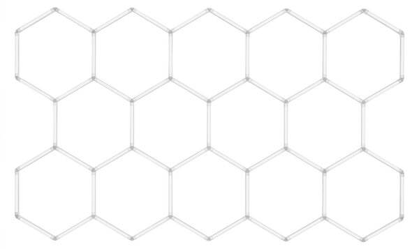 Toolight Toolight, LED stropné svietidlo HEXAGON, JNH052-H, biela, OSW-56244