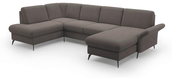 SEDACIA SÚPRAVA, textil, grafitová Sit & More - Sedačky, Online Only