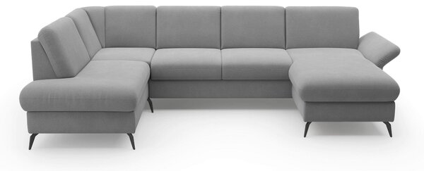 SEDACIA SÚPRAVA, textil, sivá Sit & More - Sedačky, Online Only