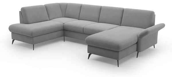 SEDACIA SÚPRAVA, textil, sivá Sit & More - Sedačky, Online Only