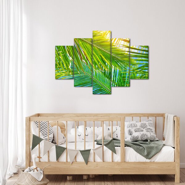 Obraz - Palmové listy (150x105 cm)