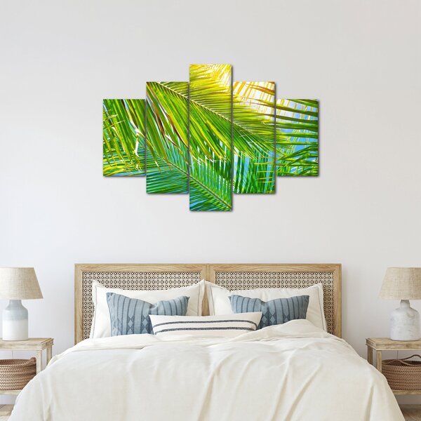 Obraz - Palmové listy (150x105 cm)