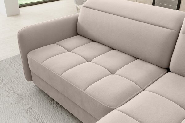 NovýNábytok.sk Rohová sedacia súprava Bridgestone (béžová) (P). Akcia -20%. Vlastná spoľahlivá doprava až k Vám domov. 1163800