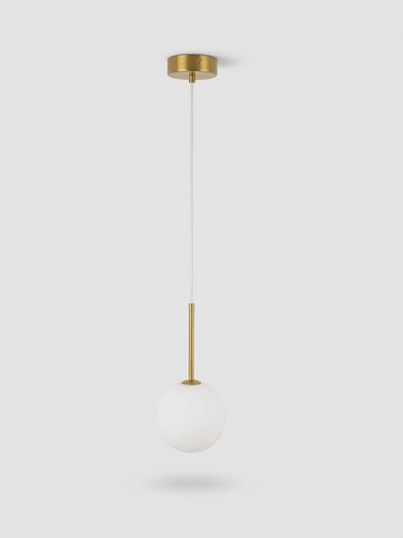 Sinsay - Závesná lampa so zlatými detailmi a okrúhlym tienidlom - zlatá