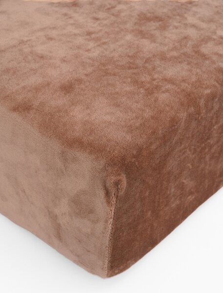 Plachta mikroplyš Deluxe 90 x 200 cm - mocha mousse