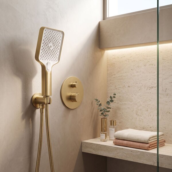 Sprchová hlavica REA JS-031 BRUSH GOLD