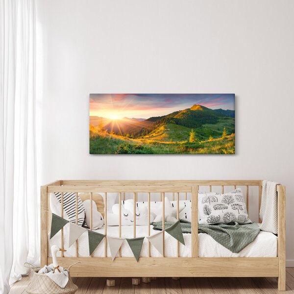 Obraz - Letná krajina (120x50 cm)