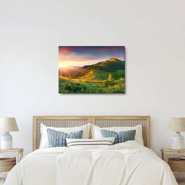 Obraz - Letná krajina (70x50 cm)