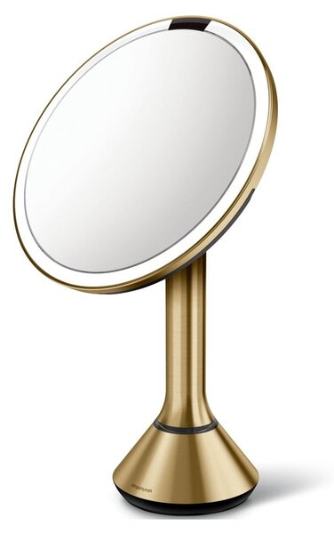Kozmetické zrkadlo s osvetlením/zväčšovacie (5x) ø 20 cm Sensor – simplehuman