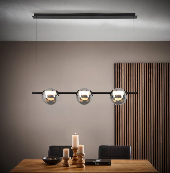 ZÁVESNÉ LED SVIETIDLO, 124/20/215 cm Dieter Knoll - Interiérové svietidlá